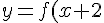 y=f(x+2)